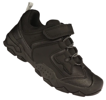 Dziecięce buty sportowe dziecięce buty na rzep American Club BES96BL czarne