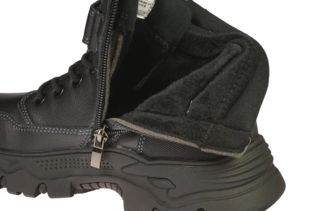 Dziecięce buty zimowe American Club CXD159BL czarne