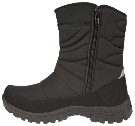 Zimowe buty męskie śniegowce męskie American Club MSN38/24BL czarne