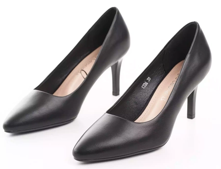 Półbuty damskie Sergio Leone D1336CZPU czarne