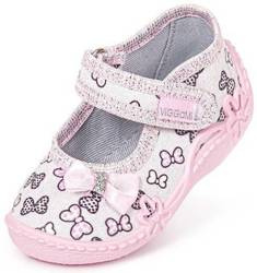 Tenisówki dziecięce Viggami TOSIA DRUK różowe kapcie dziewczęce