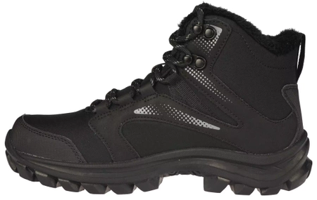 Zimowe buty damskie ocieplane American Club DHL149/24BL czarne