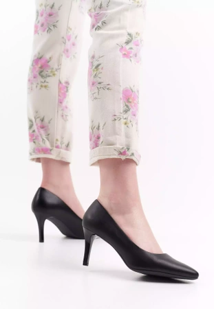 Półbuty damskie Sergio Leone D1336CZPU czarne