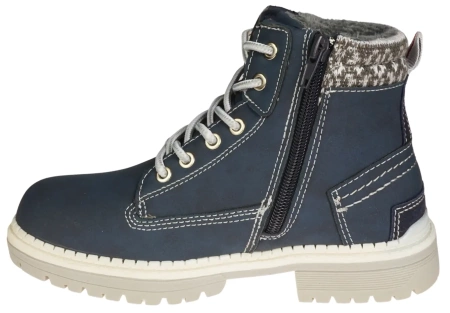 Dziecięce trzewiki American Club C708121-WNA granatowe