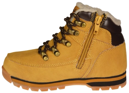 Zimowe buty dziecięce American Club trapery dziecięce BK152619CA camelowe