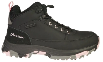 Damskie trapery zimowe damskie buty zimowe American Club DAA52BL czarne