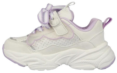 Dziecięce buty sportowe Apawwa BN619PU biało-fioletowe