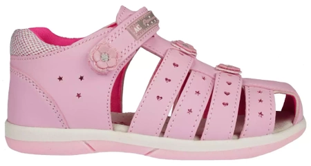 Sandały dziecięce American Club ADR-17PI różowe