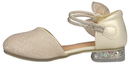 Półbuty dziecięce Apawwa złote baleriny dziecięce CM554GO