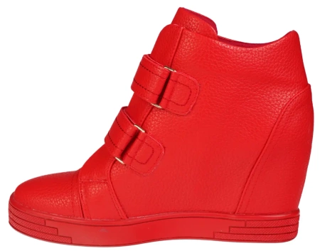 Buty przejściowe damskie Sergio Leone D28789CE czerwone