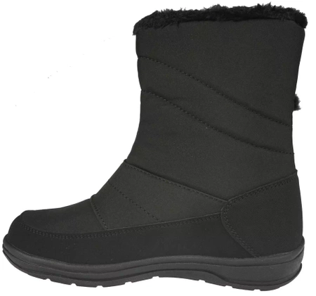 Damskie śniegowce zimowe American Club SN56/24BL czarne