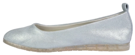 Baleriny damskie Sergio Leone DBL602-08MNI srebrne