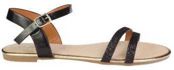 Młodzieżowe sandały American Club 07170628-2BL czarne