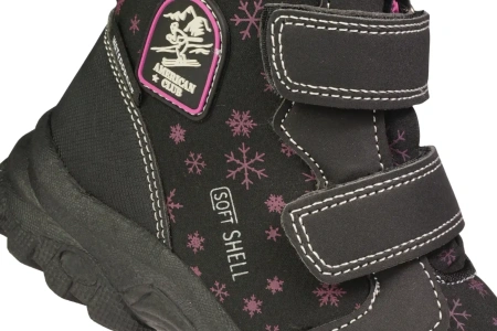Dziecięce buty zimowe American Club BRL129BL czarne