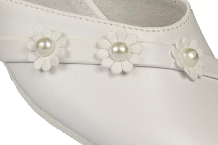 Półbuty dziewczęce komunijne American Club CKOM-61WH