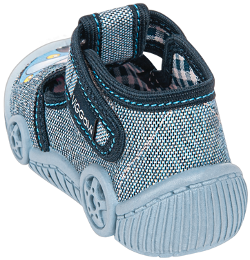 Tenisówki dziecięce Viggami MATI niebieskie kacie chłopięce na rzep