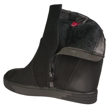 Buty przejściowe damskie Sergio Leone D28354CZ czarne