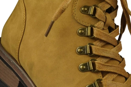 Damskie buty zimowe Sergio Leone DTR0714-11NZO żółte