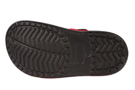 Dziecięce klapki basenowe American Club CNH185BL czarno czerwone