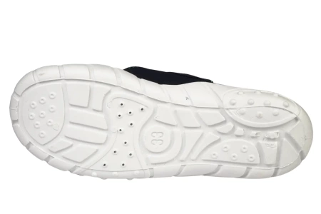 Tenisówki dziecięce Viggami Adaś Dino granatowe kapcie chłopięce na rzep