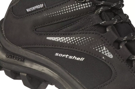 Zimowe buty damskie ocieplane American Club DHL149/24BL czarne