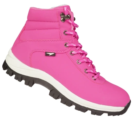 Buty zimowe młodzieżowe HKR DWLA86393FU różowe