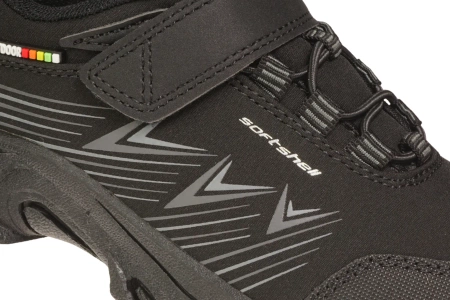 Dziecięce buty trekkingowe SOFTSHELL American Club CWT246BL czarne