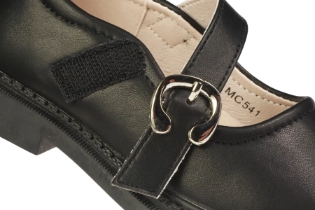 Półbuty dziewczęce baleriny dziecięce Apawwa BMC541BL czarne