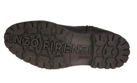 Eleganckie męskie skórzane buty zimowe American Club MCY131BL czarne