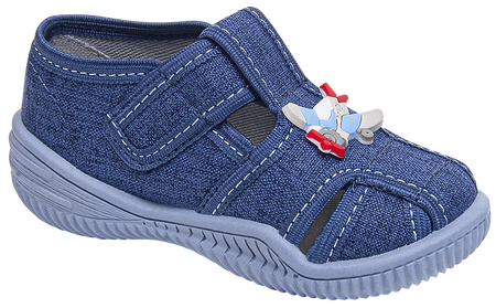 Tenisówki dziecięce Viggami Karolek granatowe kapcie chłopięce