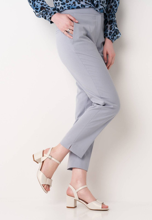 Eleganckie sandały damskie Sergio Leone DSK806PE perłowe