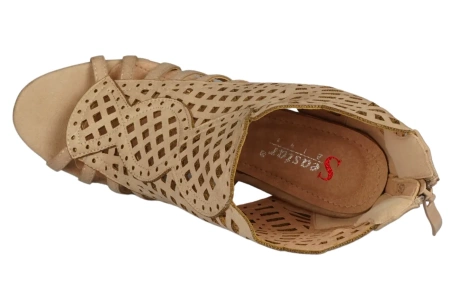 Eleganckie sandały damskie SeaStar DM286PBE beżowe