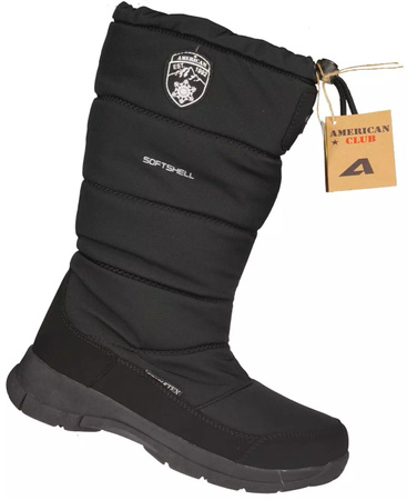 Zimowe buty damskie American Club DSN-11BL