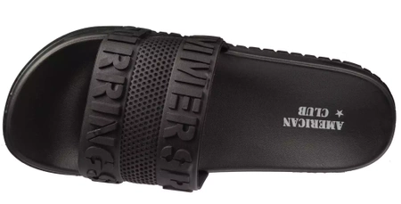 Męskie klapki basenowe American Club MNH-50BL