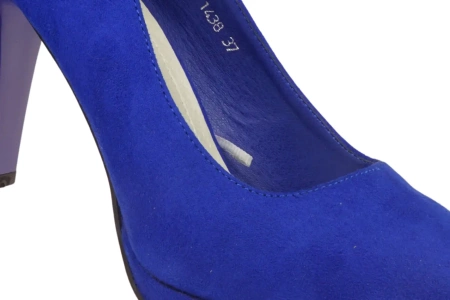 Czółenka damskie Sergio Leone D1438IN niebieskie