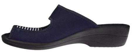 Damskie pantofle tekstylne firmy SKARBEK D334GR