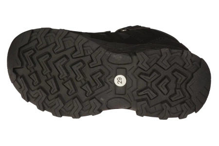 Dziecięce buty zimowe American Club BSN32BLRE czarno-czerwone