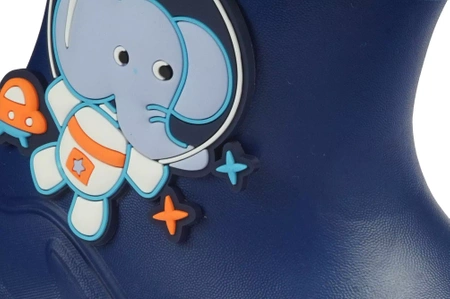 Kalosze dziecięce, piankowe kalosze dziecięce Apawwa BJ380NA granatowe