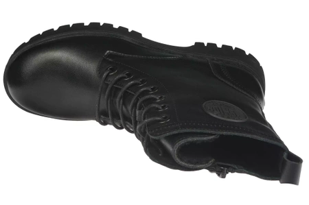 Damskie buty zimowe trapery damskie Sergio Leone DTR710-SCZ czarne