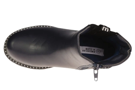 Dziecięce buty przejściowe American Club CXD64NA granatowe