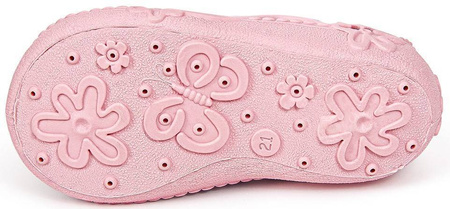 Tenisówki dziecięce Viggami MAJKA granatowe kapcie dziewczęce na rzep