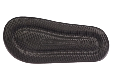 Młodzieżowe klapki basenowe Sport D903ABL czarne