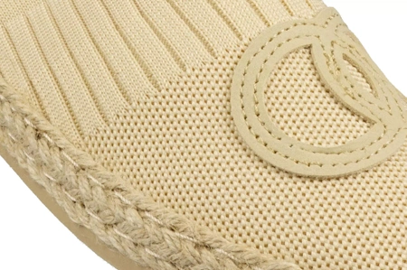 Damskie półbuty Skotnicki beżowe espadryle damskie DT-3-0544BE