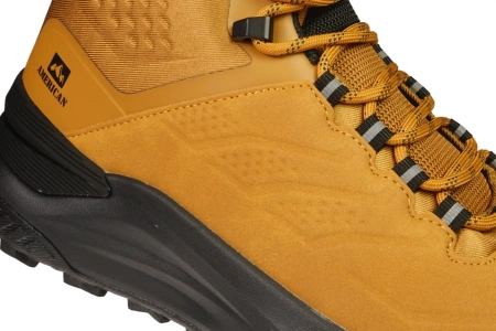 Męskie obuwie przejściowe American Club MRH163CA brązowe