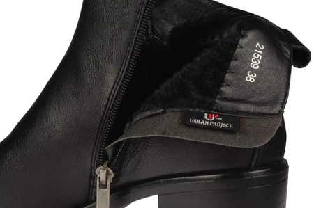 Damskie botki zimowe Urban Project D21539BL