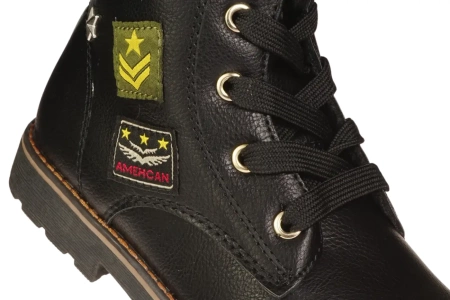 Dziecięce buty zimowe American Club BAB17182EBL czarne