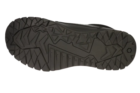 Zimowe skórzane trzewiki męskie American Club MCY128BL czarne