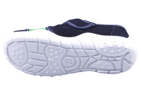 Tenisówki dziecięce zielone Viggami kapcie na rzep ADAŚ DRUK zielone