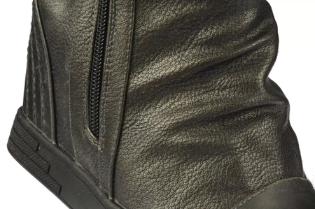 Buty przejściowe damskie Sergio Leone D28875SR srebrne