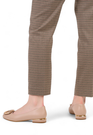 Półbuty damskie Sergio Leone DBL203NUPU Nude PU